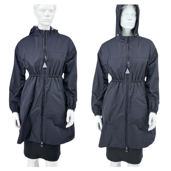 Moncler Alfirk cinched raincoat winter coat ski jacket ski coat Size 2 Medium - Picture 7 of 11